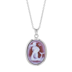 Sterling Silver Zodiac Pendant - Aquarius