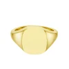 Yellow Gold Cushion Signet Ring (12x10mm) – 9ct